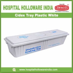 Cidex Tray Plastic White