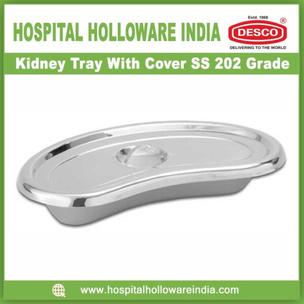 Kidney Tray With Cover SS 202 Grade