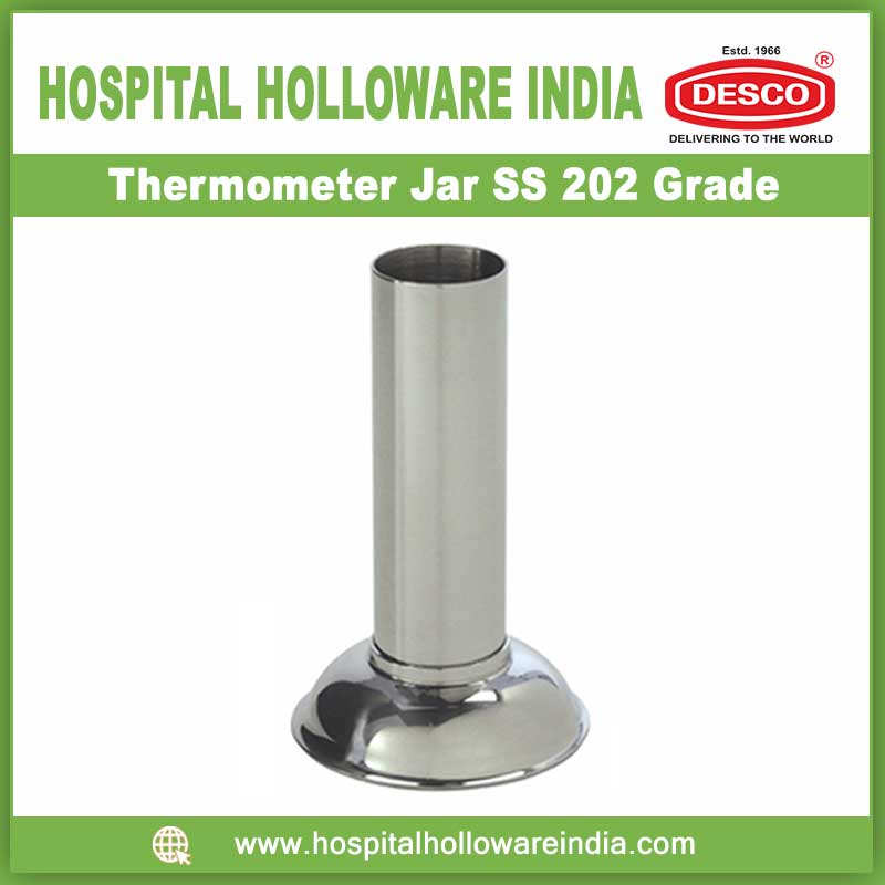 Thermometer Jar SS 202 Grade