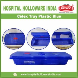 Cidex Tray Plastic Blue