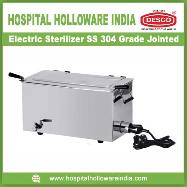 Electric Sterilizer SS 304 Grade Jointed