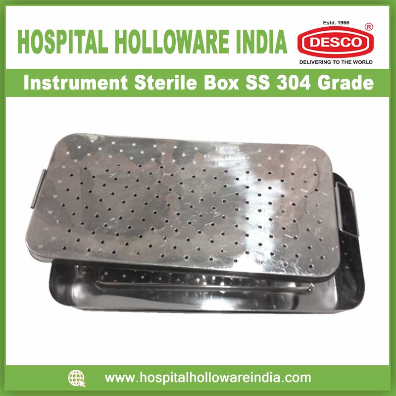 Instrument Sterile Box SS 304 Grade