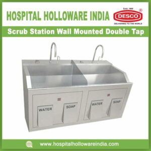 Scrub Station Wall Mounted Double Tap